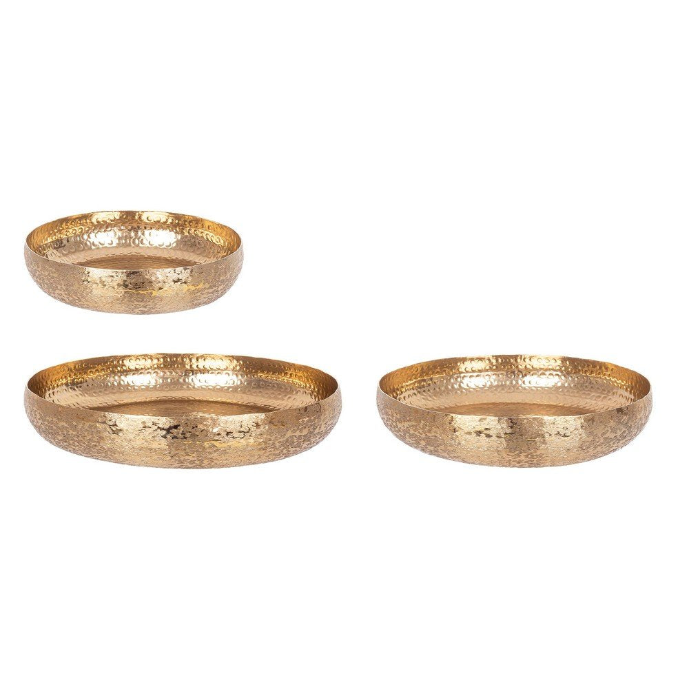 Vassoio Metallo Oro Moderno da Interni - ROMAN