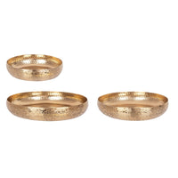 Vassoio Metallo Oro Moderno da Interni - ROMAN