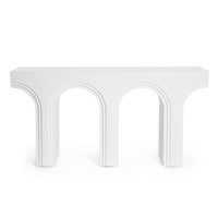 Consolle MDF Impiallacciato Bianco Moderna da Interno - ROAM