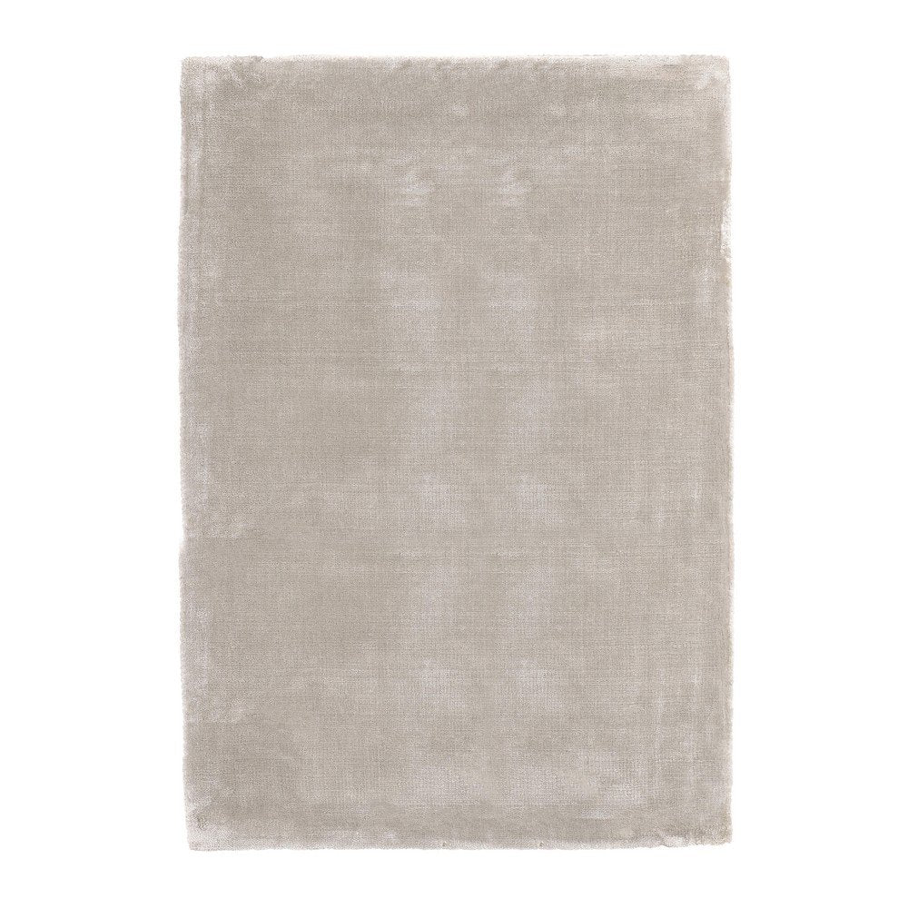 Tappeto Viscosa Marrone Moderno da Interno 140x200 - RIVERA Dimensione: 140x200, Colore: Beige