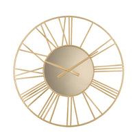 Orologio da Parete Acciaio Oro Moderno 60 cm - REGALITÀ