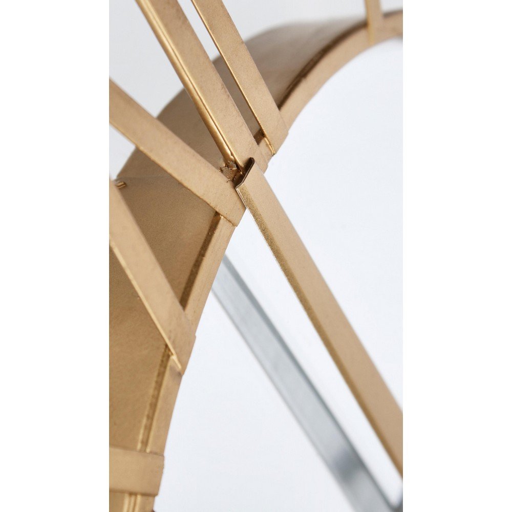 Orologio da Parete Acciaio Oro Moderno 60 cm - REGALITÀ