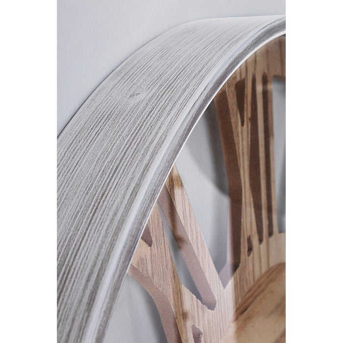 Orologio da Parete Legno Nero Industriale 60 cm - REGALITÀ