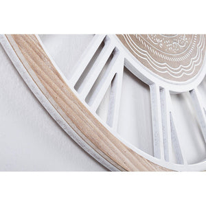 Orologio Parete Legno Naturale Boho da Interno 60 cm - REGALITÀ