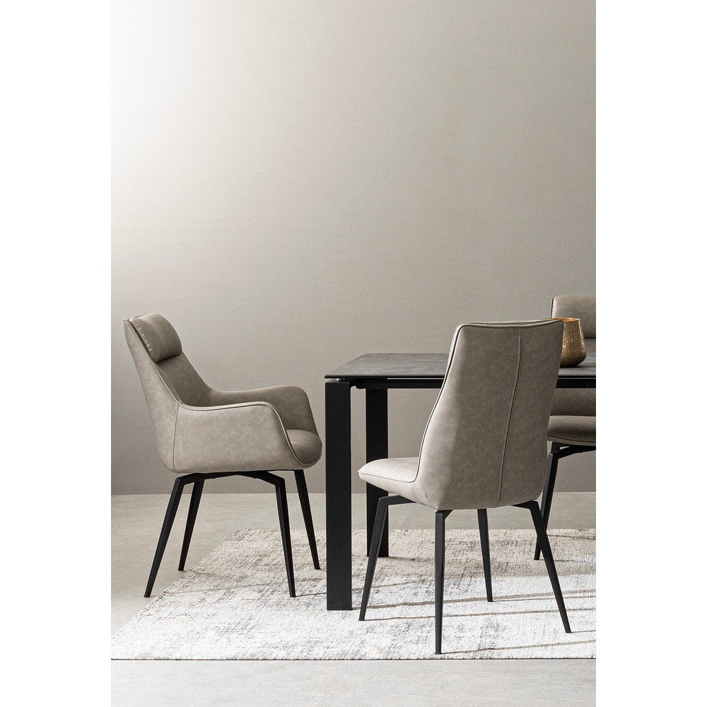 Tappeto Tessuto Argentato Moderno da Interno 200x290 - REED