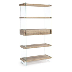 Libreria 4 piani 2 cassetti Line - RAYMOND