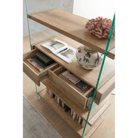 Libreria 4 piani 2 cassetti Line - RAYMOND