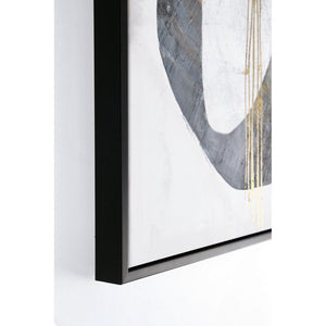 Set 2 Quadri su Tela Multicolore Moderni da Parete 50x50 - PRIYA