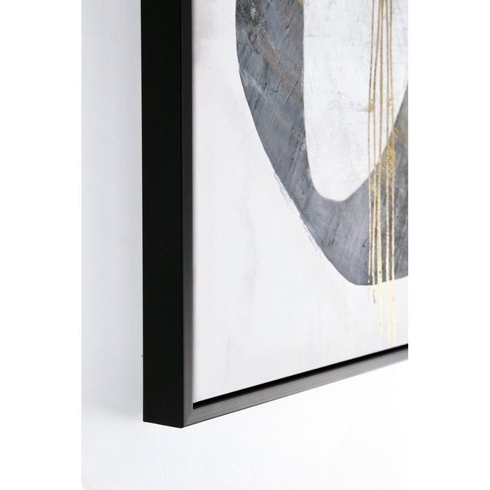 Set 2 Quadri su Tela Multicolore Moderni da Parete 50x50 - PRIYA