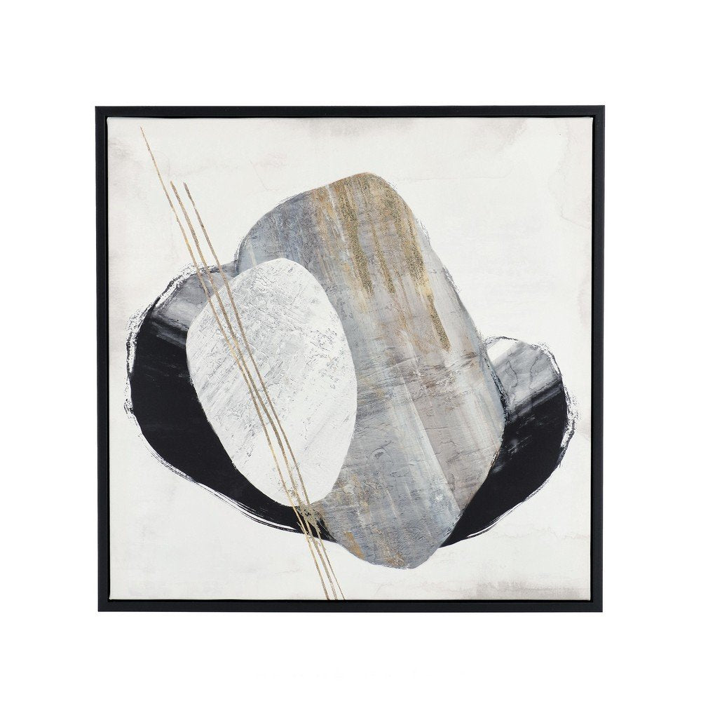 Set 2 Dipinti su Tela Multicolore Moderni da Parete 50x50 - PRIYA