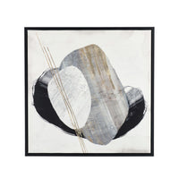 Set 2 Dipinti su Tela Multicolore Moderni da Parete 50x50 - PRIYA