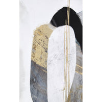 Set 2 Dipinti su Tela Multicolore Moderni da Parete 50x50 - PRIYA