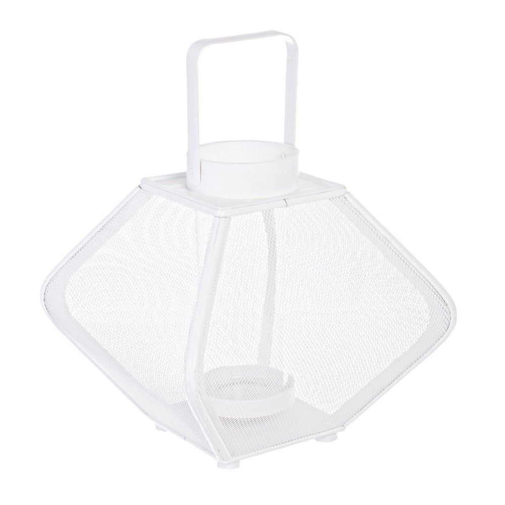 Set 2 Lanterne Metallo Bianco Moderne da Interno - POWELL