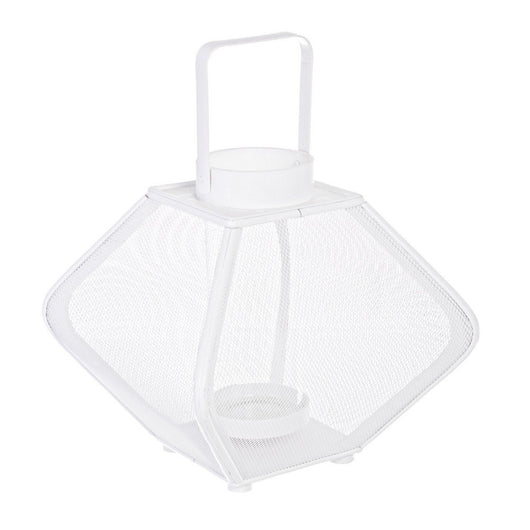 Set 2 Lanterne Metallo Bianco Moderne da Interno - POWELL