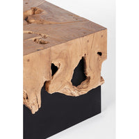 Tavolini in Teak Marrone Industriale da Interno - PHOEBE