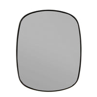 Set 2 Specchi Acciaio Nero Moderni da Interno 40x50 cm - PEREZ