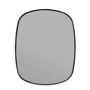 Set 2 Specchi Acciaio Nero Moderni da Interno 40x50 cm - PEREZ