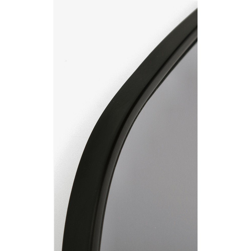 Set 2 Specchi Acciaio Nero Moderni da Interno 40x50 cm - PEREZ