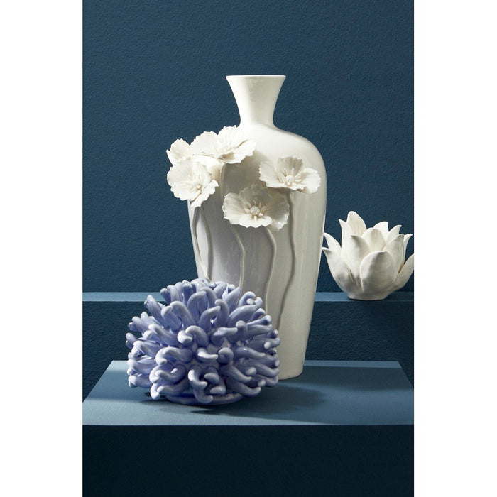 Decorazione Ceramica Blu Moderna da Interno H13 cm - PEDRO