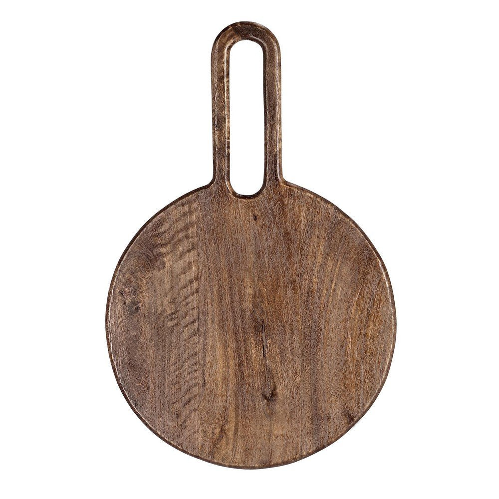 Tagliere Decorativo Legno Nero Moderno da Interno - PAULINA Colore: Marrone