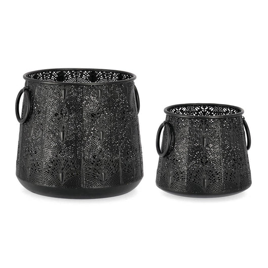 Lanterne Metallo Nero Stile Boho da Interno - PARKER Colore: Nero