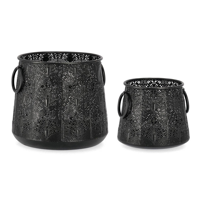 Lanterne Metallo Nero Stile Boho da Interno - PARKER Colore: Nero