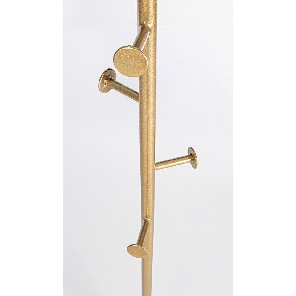 Set 2 Appendiabiti in Marmo Oro Moderno H175 cm - PARADISO