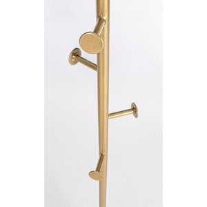 Set 2 Appendiabiti in Marmo Oro Moderno H175 cm - PARADISO