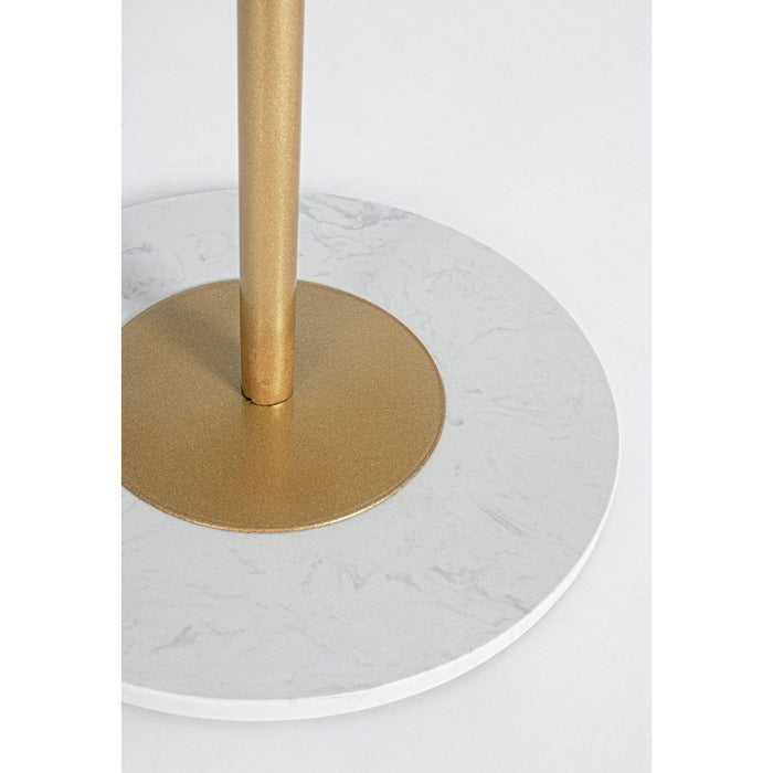 Set 2 Appendiabiti in Marmo Oro Moderno H175 cm - PARADISO