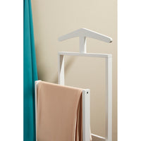 Indossatore Legno Bianco Moderno da Interno H106 - ORIZZONTE