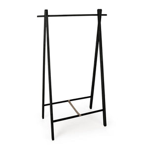 Appendiabiti Legno Nero Moderno da Interno - ORIZZONTE