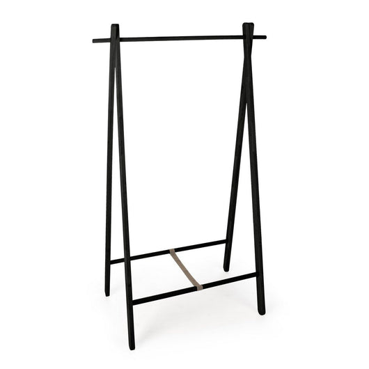 Appendiabiti Legno Nero Moderno da Interno - ORIZZONTE