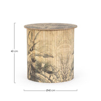 Tavolino Legno Naturale Boho da Interno 40 cm - NIPPON BAMBOO