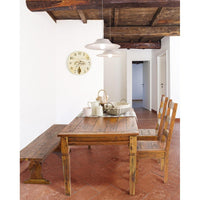 Sedia Legno Marrone Rustica da Interno - NINA