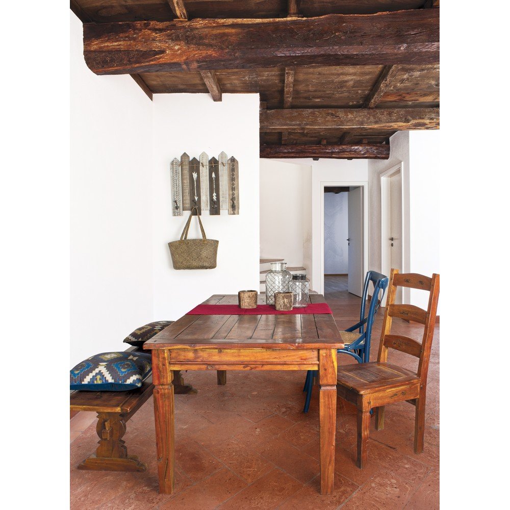 Sedia Legno Marrone Rustica da Interno - NINA