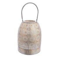 Set 4 Lanterne Metallo Marrone Stile Boho da Interno - NATASHA