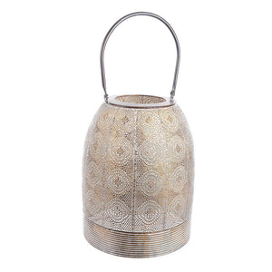 Set 4 Lanterne Metallo Marrone Stile Boho da Interno - NATASHA