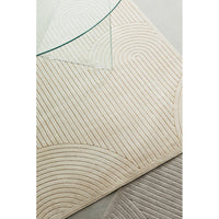 Tappeto Viscosa Beige Moderno da Interno 160x230 - MORRIS