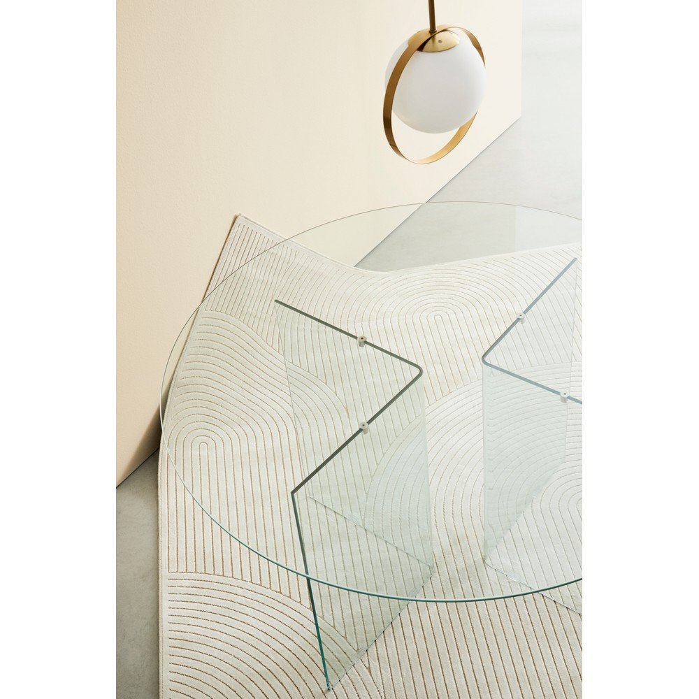 Tappeto Viscosa Beige Moderno da Interno 160x230 - MORRIS