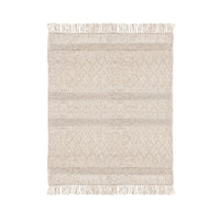 Tappeto Cotone Beige Boho da Interno - MORGAN Dimensione: 140x200, Colore: Beige
