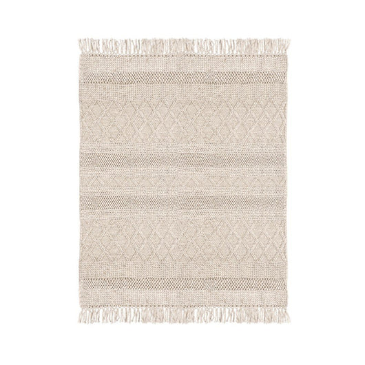 Tappeto Cotone Beige Boho da Interno - MORGAN Dimensione: 140x200, Colore: Beige