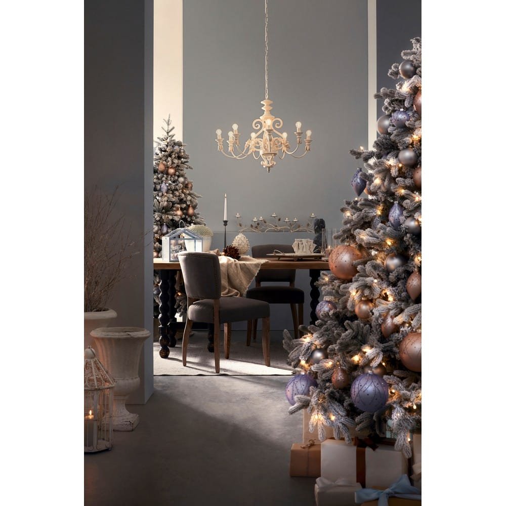 Tavolo Rettangolare Legno Marrone Rustico da Interno 198x94 - MODERN RUSTIC