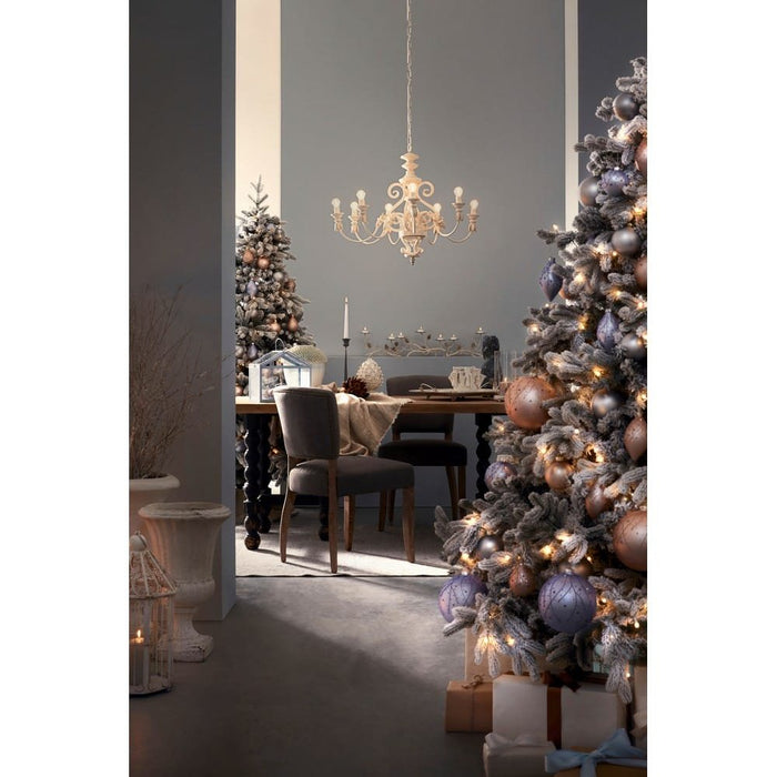 Tavolo Rettangolare Legno Marrone Rustico da Interno 198x94 - MODERN RUSTIC