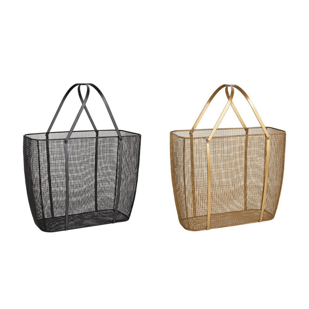 Porta Riviste Acciaio Nero Moderno da Interno - MIRIAM