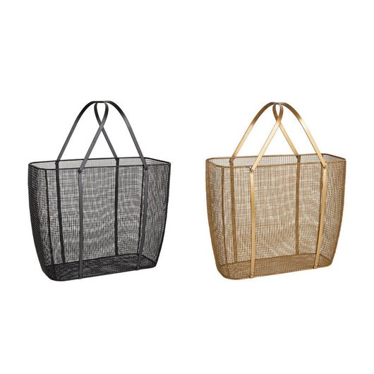 Porta Riviste Acciaio Nero Moderno da Interno - MIRIAM