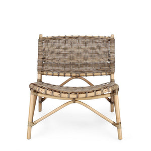 Sedia Rattan Naturale Marrone Rustico da Interno - MIRABELLE