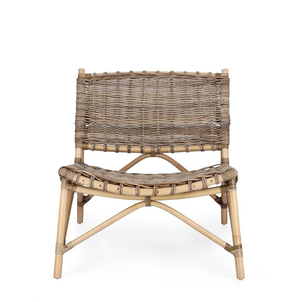 Sedia Rattan Naturale Marrone Rustico da Interno - MIRABELLE