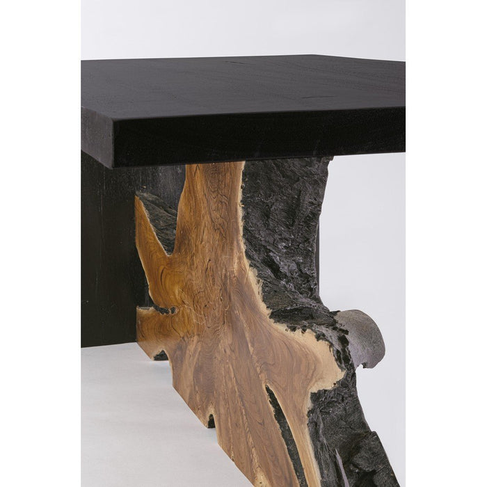 Tavolino in Teak Marrone Moderno da Interno 110x60 - MIA