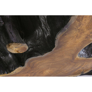 Consolle in Teak Marrone Stile Rustico da Interno 100x35 - MIA