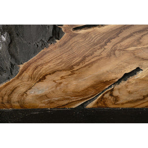 Consolle Teak Marrone Rustica da Interno 120x40 cm - MIA